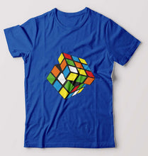 Load image into Gallery viewer, Rubik&#39;s Cube T-Shirt for Men-Royal Blue-Ektarfa.online
