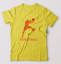 Load image into Gallery viewer, NBA Basketball T-Shirt for Men-Yellow-Ektarfa.online

