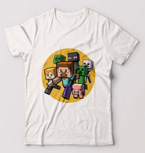 Load image into Gallery viewer, Minecraft T-Shirt for Men-White-Ektarfa.online
