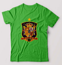 Load image into Gallery viewer, Spain Football T-Shirt for Men-flag green-Ektarfa.online
