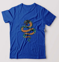 Load image into Gallery viewer, Snake T-Shirt for Men-Royal Blue-Ektarfa.online
