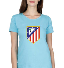 Load image into Gallery viewer, Atlético Madrid T-Shirt for Women-Light Blue-Ektarfa.online
