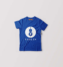 Load image into Gallery viewer, Violin Kids T-Shirt for Boy/Girl-Royal Blue-Ektarfa.online
