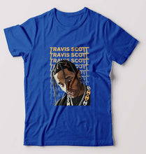 Load image into Gallery viewer, Travis Scott T-Shirt for Men-S(38 Inches)-Royal Blue-Ektarfa.online
