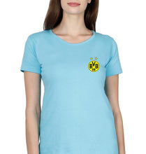 Load image into Gallery viewer, Borussia Dortmund T-Shirt for Women-Light Blue-Ektarfa.online
