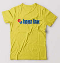 Load image into Gallery viewer, Andhra Bank T-Shirt for Men-Yellow-Ektarfa.online
