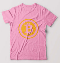 Load image into Gallery viewer, Cryptocurrency Bitcoin T-Shirt for Men-Light Baby Pink-Ektarfa.online
