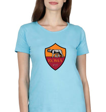 Load image into Gallery viewer, A.S. Roma T-Shirt for Women-Light Blue-Ektarfa.online
