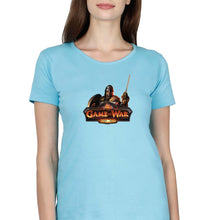 Load image into Gallery viewer, Game of War T-Shirt for Women-Light Blue-Ektarfa.online
