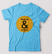 Load image into Gallery viewer, Muslim T-Shirt for Men-Light Blue-Ektarfa.online
