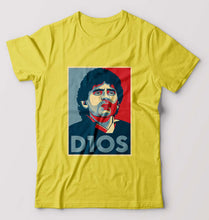 Load image into Gallery viewer, Diego Maradona T-Shirt for Men-Yellow-Ektarfa.online
