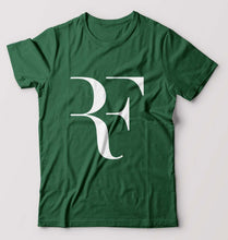 Load image into Gallery viewer, Roger Federer_RF T-Shirt for Men-Bottle Green-Ektarfa.online
