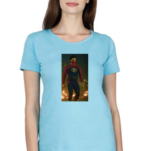 Load image into Gallery viewer, Minnal Murali T-Shirt for Women-Light Blue-Ektarfa.online
