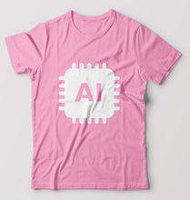 Load image into Gallery viewer, Artificial intelligence (AI) T-Shirt for Men-Light Baby Pink-Ektarfa.online
