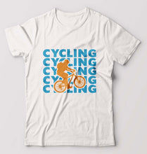 Load image into Gallery viewer, Cycling T-Shirt for Men-White-Ektarfa.online
