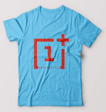 Load image into Gallery viewer, OnePlus T-Shirt for Men-Light Blue-Ektarfa.online
