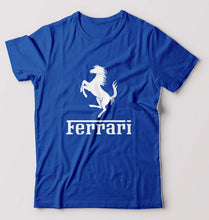 Load image into Gallery viewer, Ferrari F1 T-Shirt for Men-S(38 Inches)-Royal Blue-Ektarfa.online
