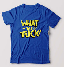 Load image into Gallery viewer, What The Fuck T-Shirt for Men-Royal Blue-Ektarfa.online
