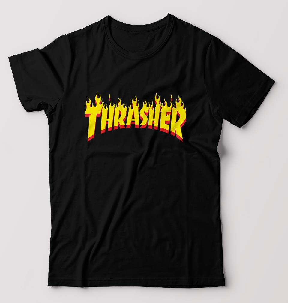 Thrasher T-Shirt for Men-Black-Ektarfa.online
