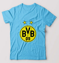 Load image into Gallery viewer, Borussia Dortmund T-Shirt for Men-Light Blue-Ektarfa.online
