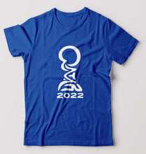 Load image into Gallery viewer, FIFA World Cup Qatar 2022 T-Shirt for Men-S(38 Inches)-Royal Blue-Ektarfa.online
