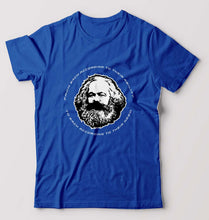 Load image into Gallery viewer, Karl Marx T-Shirt for Men-Royal Blue-Ektarfa.online
