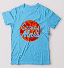 Load image into Gallery viewer, Occupy Mars Elon Musk T-Shirt for Men-Light Blue-Ektarfa.online
