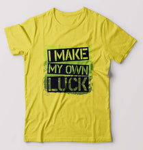 Load image into Gallery viewer, Luck T-Shirt for Men-Yellow-Ektarfa.online
