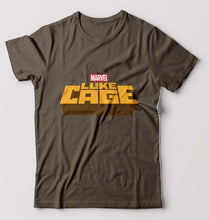 Load image into Gallery viewer, Luke Cage T-Shirt for Men-Olive Green-Ektarfa.online
