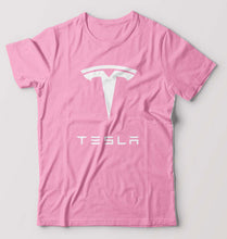 Load image into Gallery viewer, Tesla T-Shirt for Men-Light Baby Pink-Ektarfa.online
