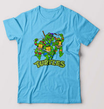 Load image into Gallery viewer, Ninja Turtles TMNT T-Shirt for Men-Light Blue-Ektarfa.online
