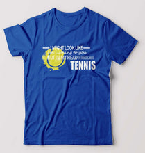 Load image into Gallery viewer, Tennis T-Shirt for Men-Royal Blue-Ektarfa.online
