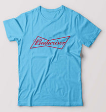 Load image into Gallery viewer, Budweiser T-Shirt for Men-Light Blue-Ektarfa.online
