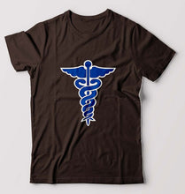 Load image into Gallery viewer, Doctor T-Shirt for Men-Coffee Brown-Ektarfa.online
