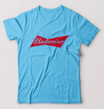 Load image into Gallery viewer, Budweiser T-Shirt for Men-Light Blue-Ektarfa.online
