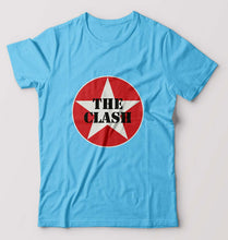 Load image into Gallery viewer, The Clash T-Shirt for Men-Light Blue-Ektarfa.online
