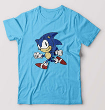 Load image into Gallery viewer, Sonic T-Shirt for Men-Light Blue-Ektarfa.online
