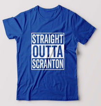 Load image into Gallery viewer, Straight Outta Scranton T-Shirt for Men-Royal Blue-Ektarfa.online
