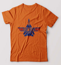 Load image into Gallery viewer, Top Gun T-Shirt for Men-Orange-Ektarfa.online
