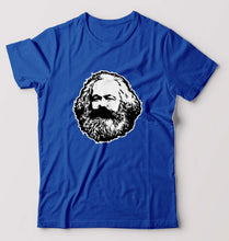 Load image into Gallery viewer, Karl Marx T-Shirt for Men-Royal Blue-Ektarfa.online
