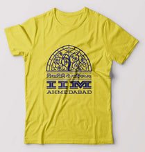 Load image into Gallery viewer, IIM Ahmedabad T-Shirt for Men-Yellow-Ektarfa.online
