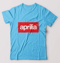 Load image into Gallery viewer, Aprilia T-Shirt for Men-Light Blue-Ektarfa.online
