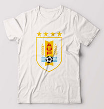 Load image into Gallery viewer, Uruguay Football T-Shirt for Men-White-Ektarfa.online
