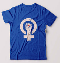 Load image into Gallery viewer, Feminist T-Shirt for Men-Royal Blue-Ektarfa.online
