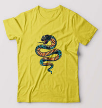 Load image into Gallery viewer, Snake T-Shirt for Men-Yellow-Ektarfa.online
