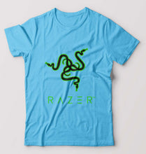 Load image into Gallery viewer, Razer T-Shirt for Men-Light Blue-Ektarfa.online
