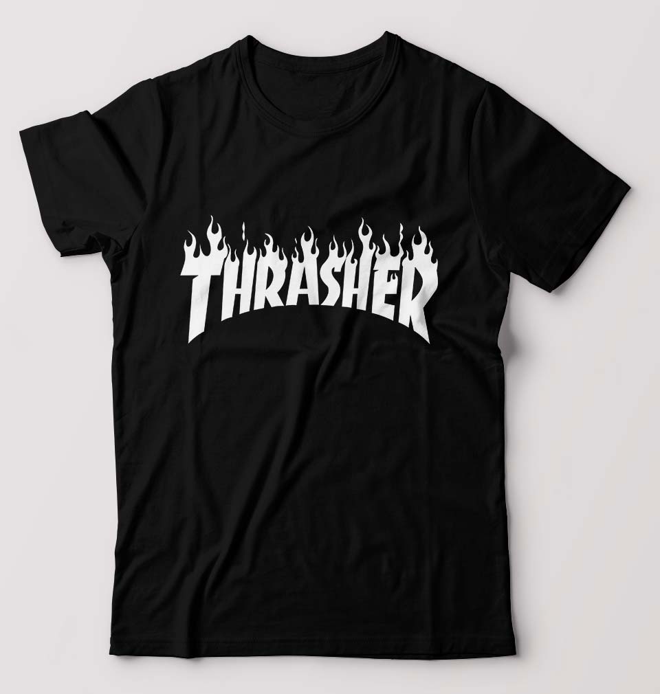 Thrasher T-Shirt for Men-Black-Ektarfa.online