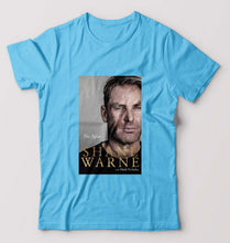 Load image into Gallery viewer, Shane Warne T-Shirt for Men-Light Blue-Ektarfa.online
