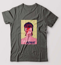 Load image into Gallery viewer, David Bowie T-Shirt for Men-Charcoal-Ektarfa.online

