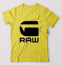 Load image into Gallery viewer, G Raw T-Shirt for Men-Yellow-Ektarfa.online
